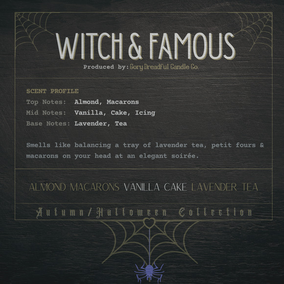 Witch & Famous Sizzling Room Salt Potpourri Macaron Vanilla Cake Lavender Tea - Picture 2 of 10